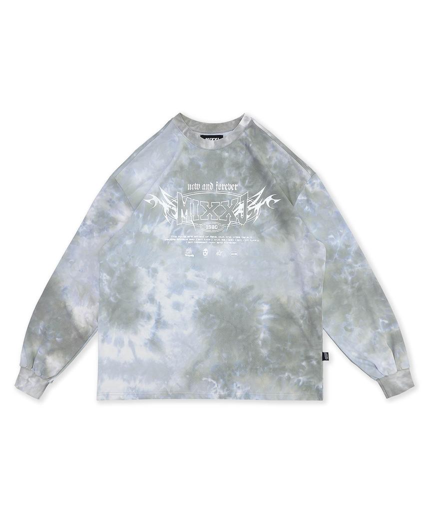MIXXJ Tiedye Flame Longsleeve [Gray]
