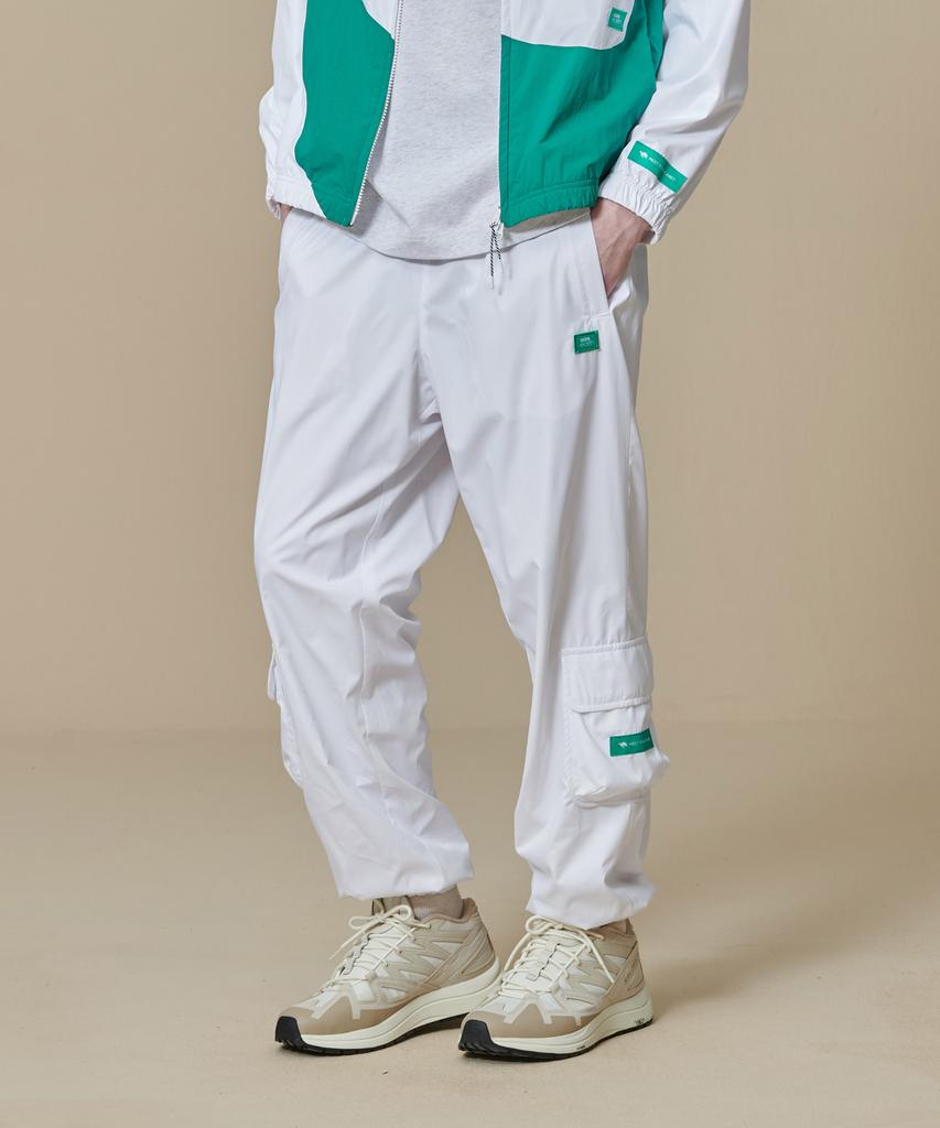 BBC EARTH Lightweight Woven Jogger Pants_White
