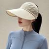Sunscreen Hat Women'S Large Brim Sun Hat Can Be Stored Folding Ice Silk Fashion Versatile Sun Hat