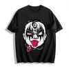 Dark Clown Graphic Tee Edgy Streetwear Trendy Printed Top Pure Cotton T-shirt