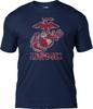 US Marine Corps Adler Kugel und Anker USMC T-Shirt 100% Baumwolle Rundhals Kurzarm Sommer Freizeit Unisex T-Shirt Streetwear