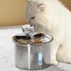 Intelligente Edelstahl-Trinkbrunnen für Haustiere mit Licht & Automatischer Filtration für Katzen