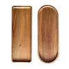 Wooden Plate,Wood Serving Platter Tableware Dessert Plates Breakfast ,Tray Food Dish for Coffee Table Centerpiece Living Room