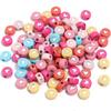100/200Pcs Mixed Color Letters Acrylic Beads Round Flat Alphabet Loose Spacer Beads For Jewelry Making DIY Bracelet Accessories