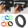 2Pcs Thick Flat Rubber Ring Silicone Wheel Hoops Durable Luggage Wheel Ring Luggage Wheel