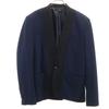 Veste ZARA MAN L Bleu Marine Homme Occasion