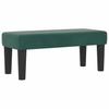 Box Spring Bed with Headboard Dark Green 190 x 90 cm Velvet