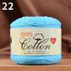 75g Medium Cotton Yarn Cake for Baby Sweater & Crochet Hat - Skin-friendly, Hand-knitted