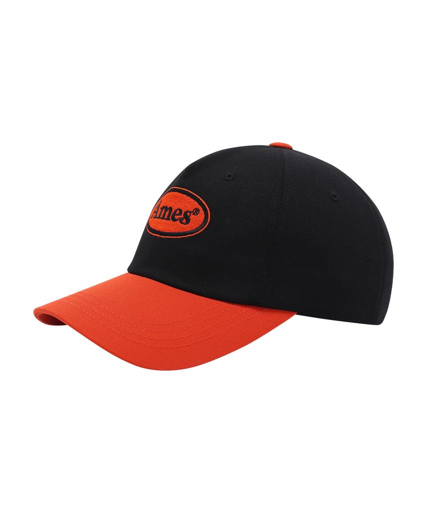 AMES-WORLDWIDE Symbol Logo Twotone Ball Cap Black