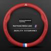 Auto 3D Embossing Ventilerende Stuurwielhoes Voor Mitsubishi Outlander Pajero Asx Colt Lancer Evolution X L200 Triton RALLIART CK2