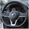 Car Steering Wheel Cover Artificial Leather For Nissan X-Trail 2017 Steering-Wheel Cover Wrap Car Accessories Auto Interior