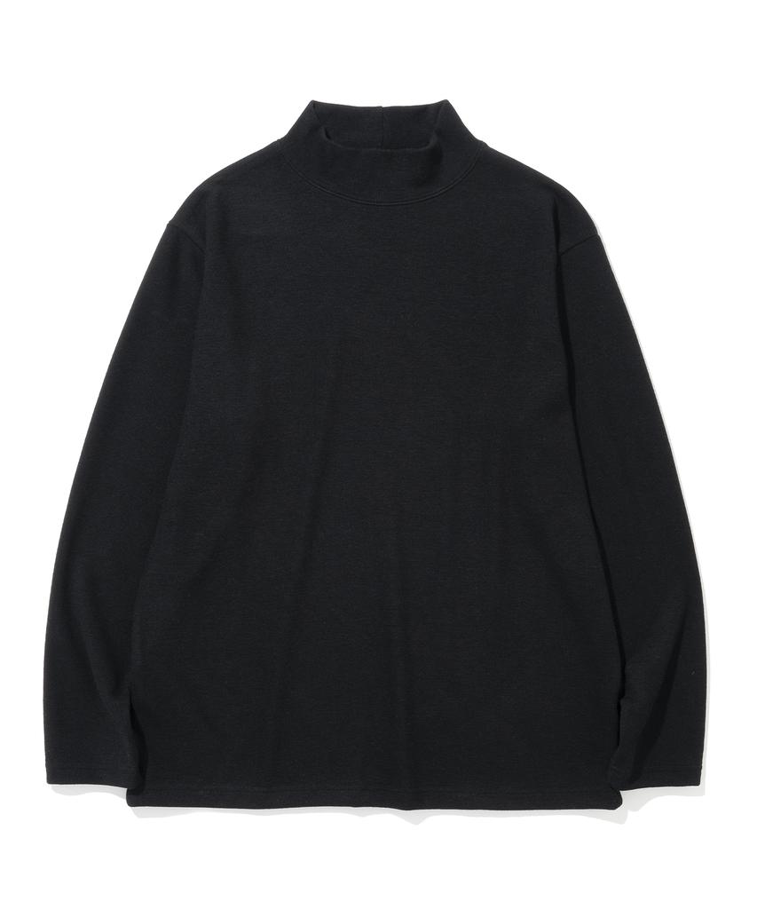 KNITTED Half Turtleneck Long Sleeve Knit Black