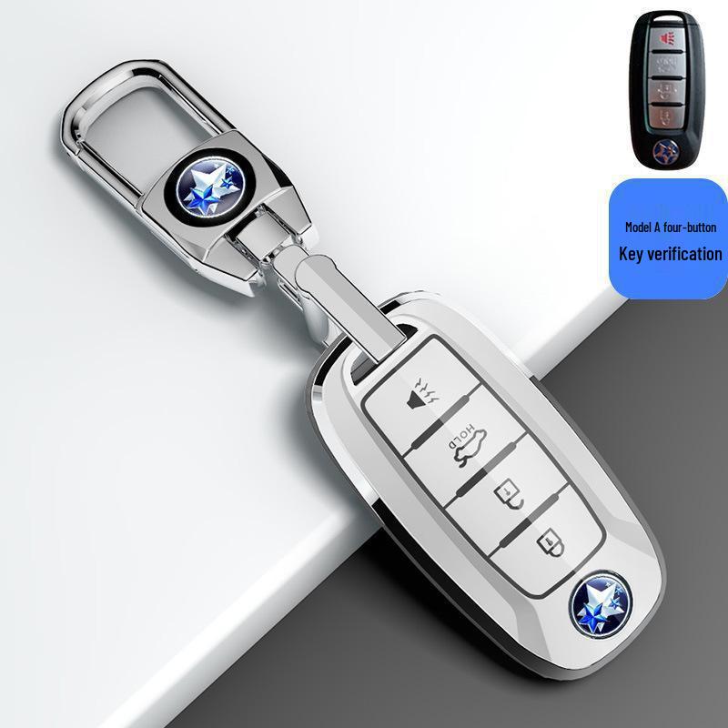 Housse de clé de voiture et coque de protection pour télécommande Dongfeng Venucia D60/T60EV/T70/T90/M50V.