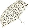 Because Folding Sun and Rain UV PU Floret Ivory Umbrella, Umbrella, Women's, Cut, Sunshade, Mini, B-095721