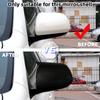 Car Right+Left Side Door Wing Rearview Mirror Trim Cover Cap for Toyota Highlander 2008-2013 Sticker Exterior Door Case Trim