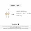 Dopamine Rhinestone Resin Flower Tassel Earrings: High-End, Fashionable Ear Hooks with a European and American Flair