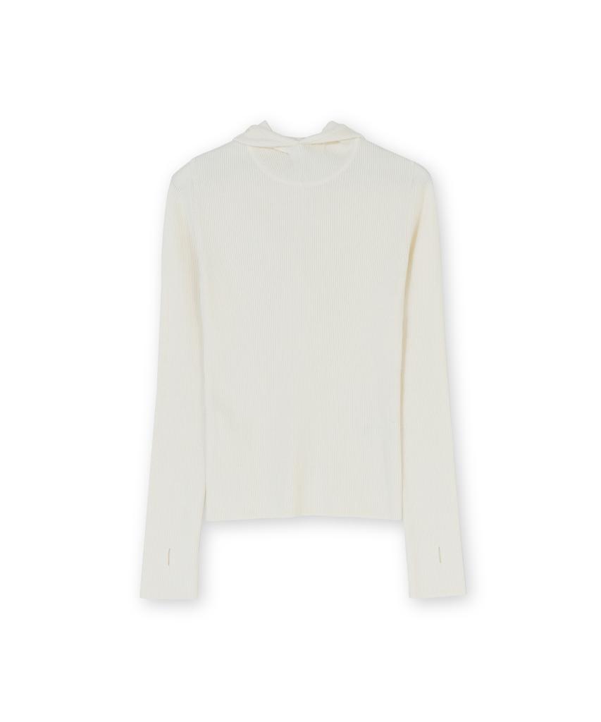 Beulaunyadeu W Hooded Knit, Ivory