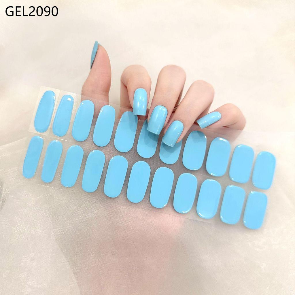 Nail Gel Stickers - No Lamp Needed, Full Coverage