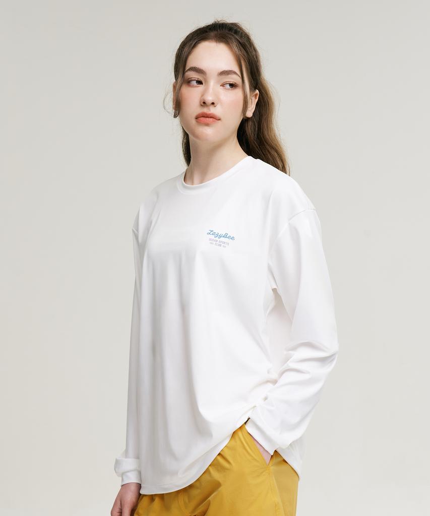Leijibi Airfresh String Oversized Rash Guard Long Sleeve Women'S & Men'S Swimwear Mw (7 Colors) (B Type)