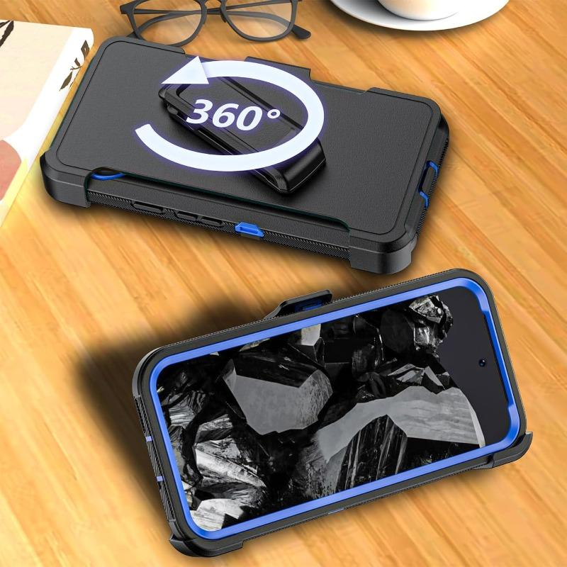 Premium Militair Kwaliteit Robuuste Telefoonhoes voor Google Pixel 10 9 8 Pro XL met Clip Hard Schokbestendig Pantser Beschermer Cel Cover