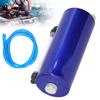 Universal Oil Catch Tank Reservoir Can Kit with Oil Pipe Bracket Clamps Screw Nut ConnectorBlue