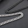 70CM Lengte Ketting voor Mannen 20MM Breedte Roestvrijstalen Curb Cubaanse Link Kettingen Aan De Nek Sieraden Heren Kettingen Accessoires