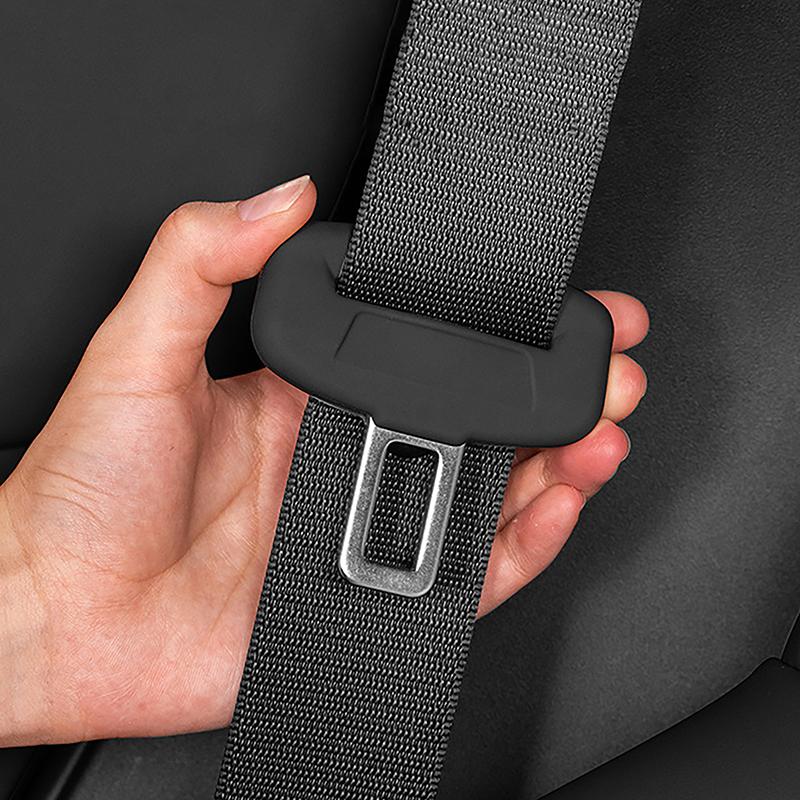 2 ks Kryt spony bezpečnostného pásu Protiškrabaniu Gumený Chránič spony autosedačky Klip Ochranný kryt Univerzálny Pre SUV Sedan
