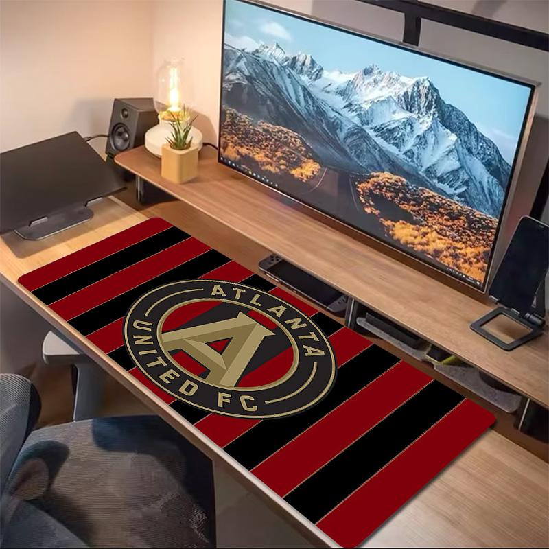 Atlanta United FC Print Cushion Non-slip Laptop Tablet Big Mousepad XXL Mat Mini PC Playmat With Lock Edge