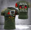 German T-shirt Men Skull Flag 3d Print Tops Fashion Veteran Short Sleeve O-neck Tee Casual Graphic Oversized Loose T Shirts