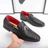 Fashion Men's Casual Shoes Men Fashion Sequins Bling Glitter Party Wedding Flats Mens Light Comfortable Driving Loafers Moccasins