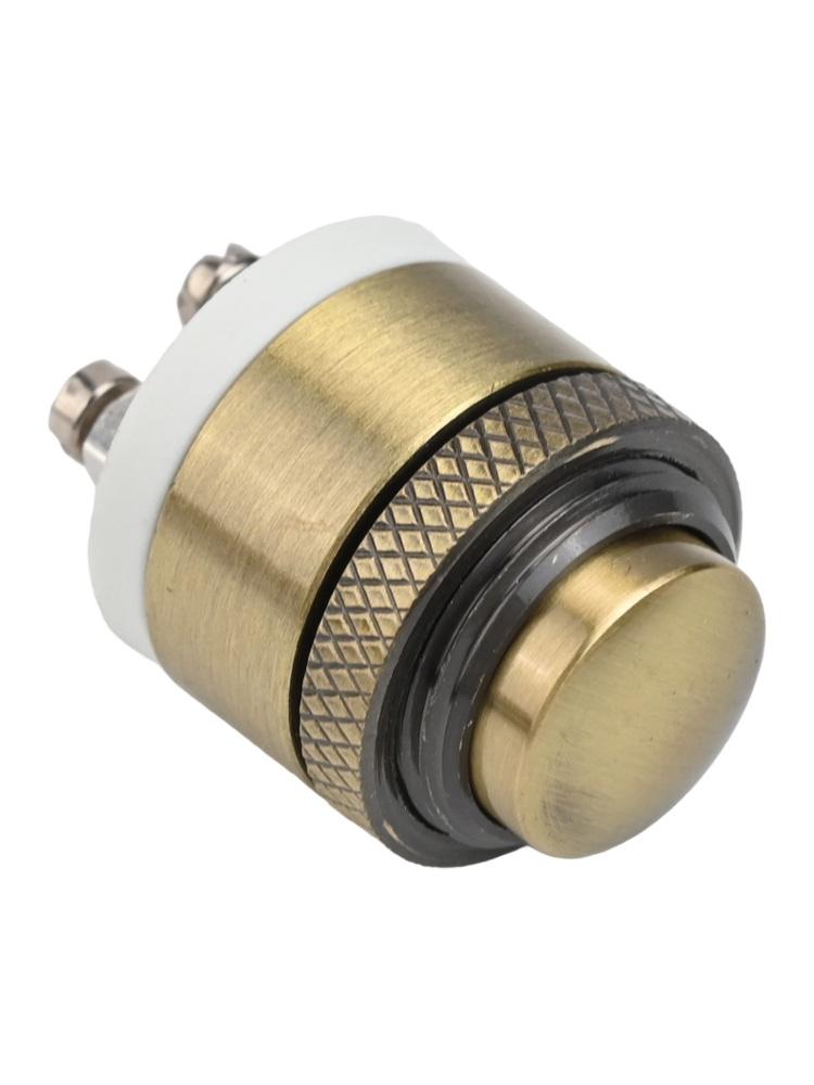 Vintage Style Brass Doorbell Button 36VDC 2A for Outdoor Installations