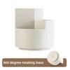 360° Rotating Makeup Brush Holder Cosmet Storag Box Makeup Organiser Lipsticks Make Up Container Vanity Organizer Box