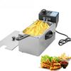 Friteuze electrice adânci 4L 2000W Termostat reglabil Grătar pui prăjit Mașină de prăjit cartofi prăjiți Aparat de gătit cu încălzire pentru bucătărie