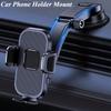 Upgrade Car Phone Holder Mount, Universal Cell Phone Car Mount for Dashboard Car Dash Mount Mobile Holder for iPhone, Samsung And Android Smart Phones