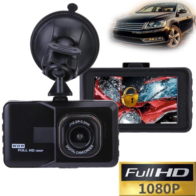 DVR לרכב מקליט נהיגה מצלמת לוח מחוונים לרכב עם מסך TFT 3 אינץ' 120° זווית רחבה 1080P