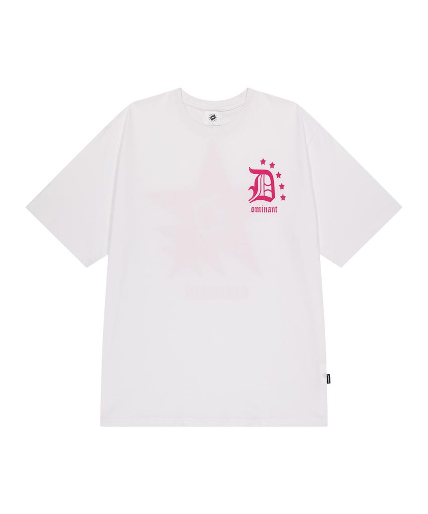 DOMINANT Star Logo T-Shirts White