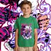 One Piece Luffy Gear 5 Anime Print Tee Kids Cotton T Shirt Boys Girls Summer Casual Top Soft Breathable