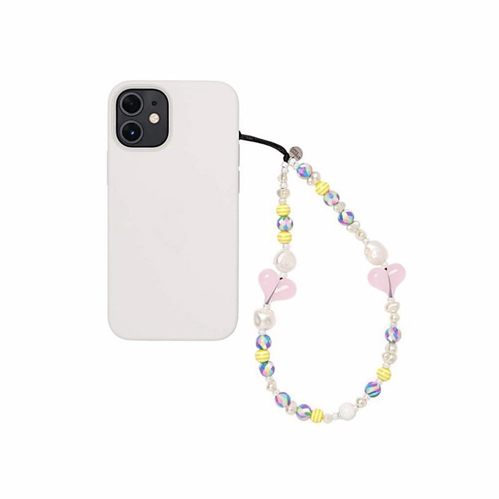 Liefde kralen mobiele telefoon ketting mobiele telefoon geval lanyard hanger hangend ornament
