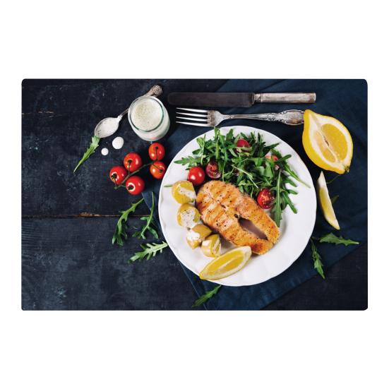 Placemat Waterproof Heat-Resistant Non-slip Heat Insulation Dishwasher Safe Rectangle Dining Table Protection Decoration Pad Kitchen Supplies