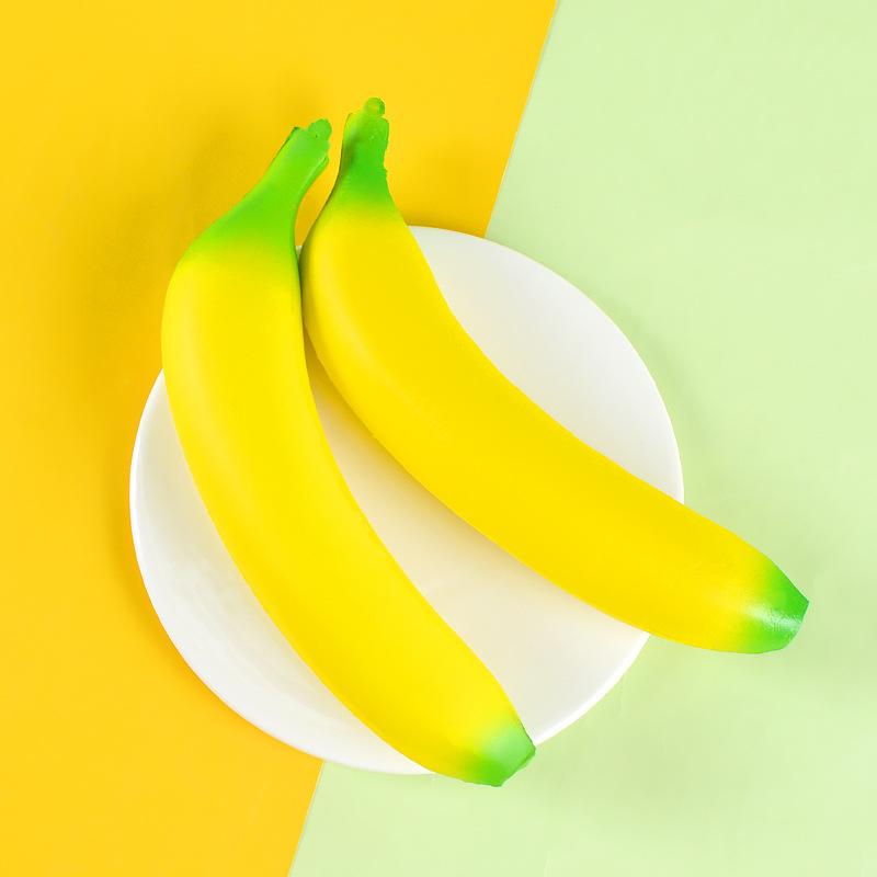 Artificial Banana Fruit Model Fake Banana PU Simulation Prop Home Decor Window Display Pography Props Decorations