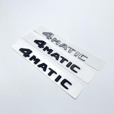 Emblema adhesivo con letras en negro mate para maletero de Mercedes Benz ABCEGS ML SL CL GLA CLA Clase AMG 4MATIC 4 MATIC