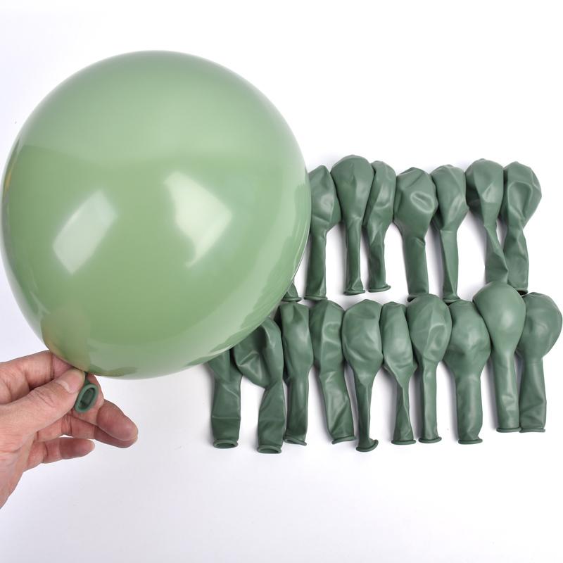 Kit ghirlanda di palloncini retrò per caffè verde, decorazioni per feste di compleanno per bambini, palloncini, decorazioni per battesimo, sfondo Air Globos