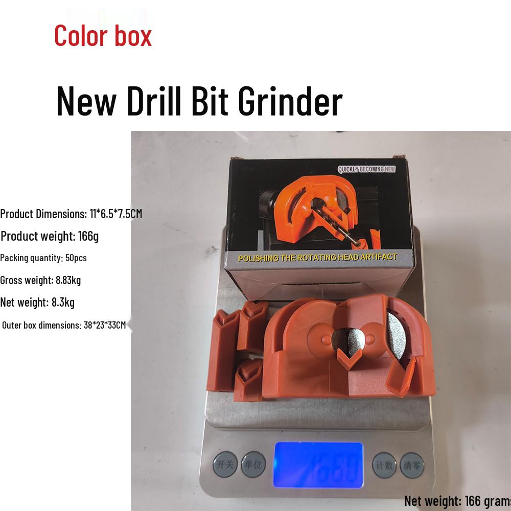 Universal Multifunction Electric Drill Sharpener for Twist Drills, Impact Drills, Milling Cutters, and Kitchen Knives