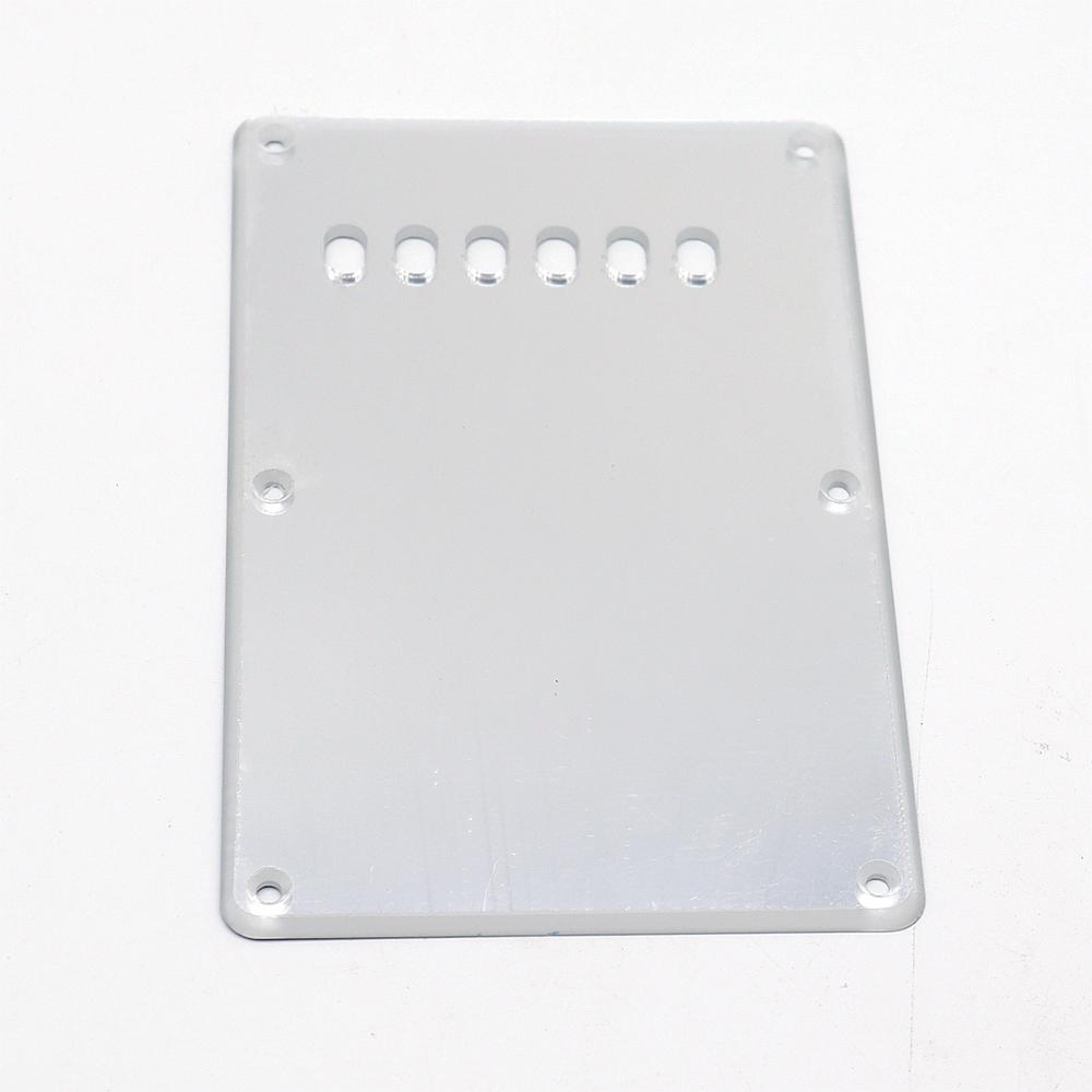 6 Hole Pvc Guitar Back Plate Pickguard Tremolo Backplate For St Modern Style Electric Guitar Special Offer