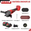 ONEVAN Szlifierka kątowa elektryczna bezszczotkowa 125MM 2w1 polerowanie M14 przecinarka metal drewno narzędzie zasilające do akumulatora Makita 18V pin
