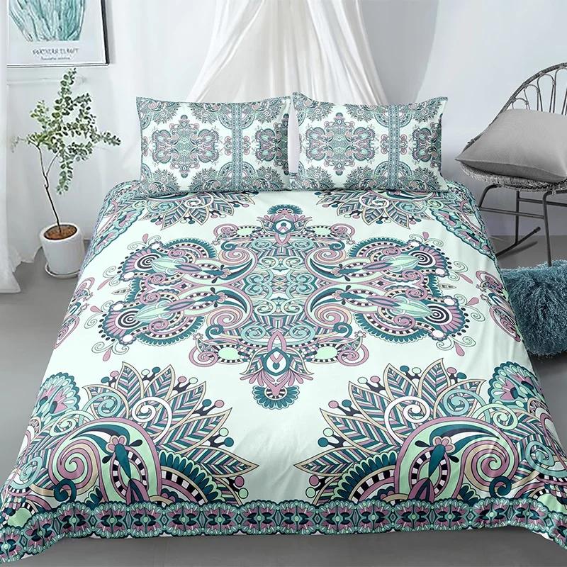 Mandala Bedding Set Duvet Cover Bohemian Bedspreads Bed Sets Polyester Comforter Cover King Queen Full Double Twin Quilt Cover