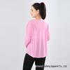 Women's Loose Fit Long Sleeve Yoga Top - Lightweight, Breathable, Slimming, and Sun-Protective