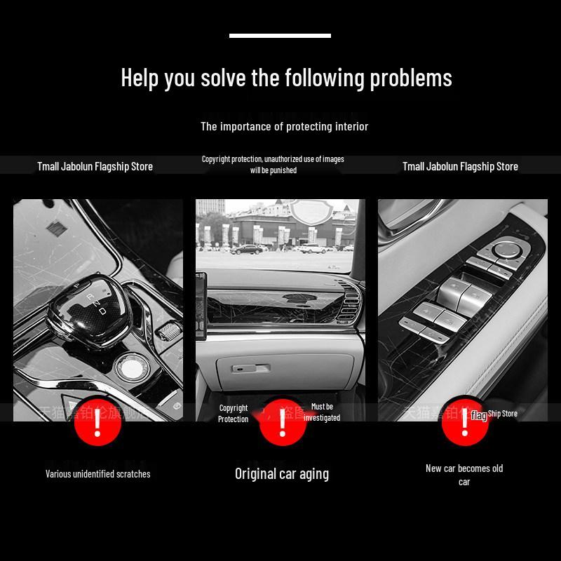BMW X7 Interior Protection Film: Center Console & Navigation Screen Tempered Film for 26 Models.
