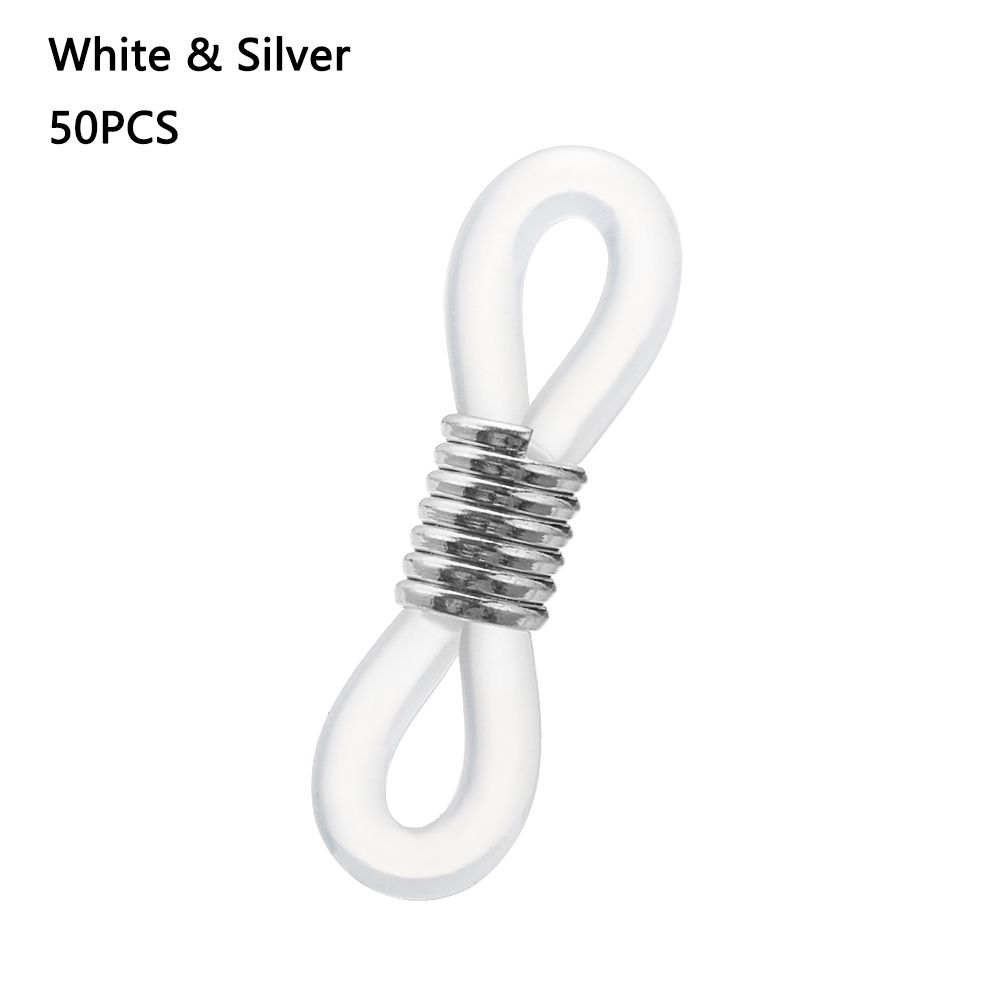 Connecteurs d'Extrémité Antidérapants pour Lunettes Sangle de Lunettes Embouts de Chaîne pour Lunettes Support Rétenteur pour Lunettes