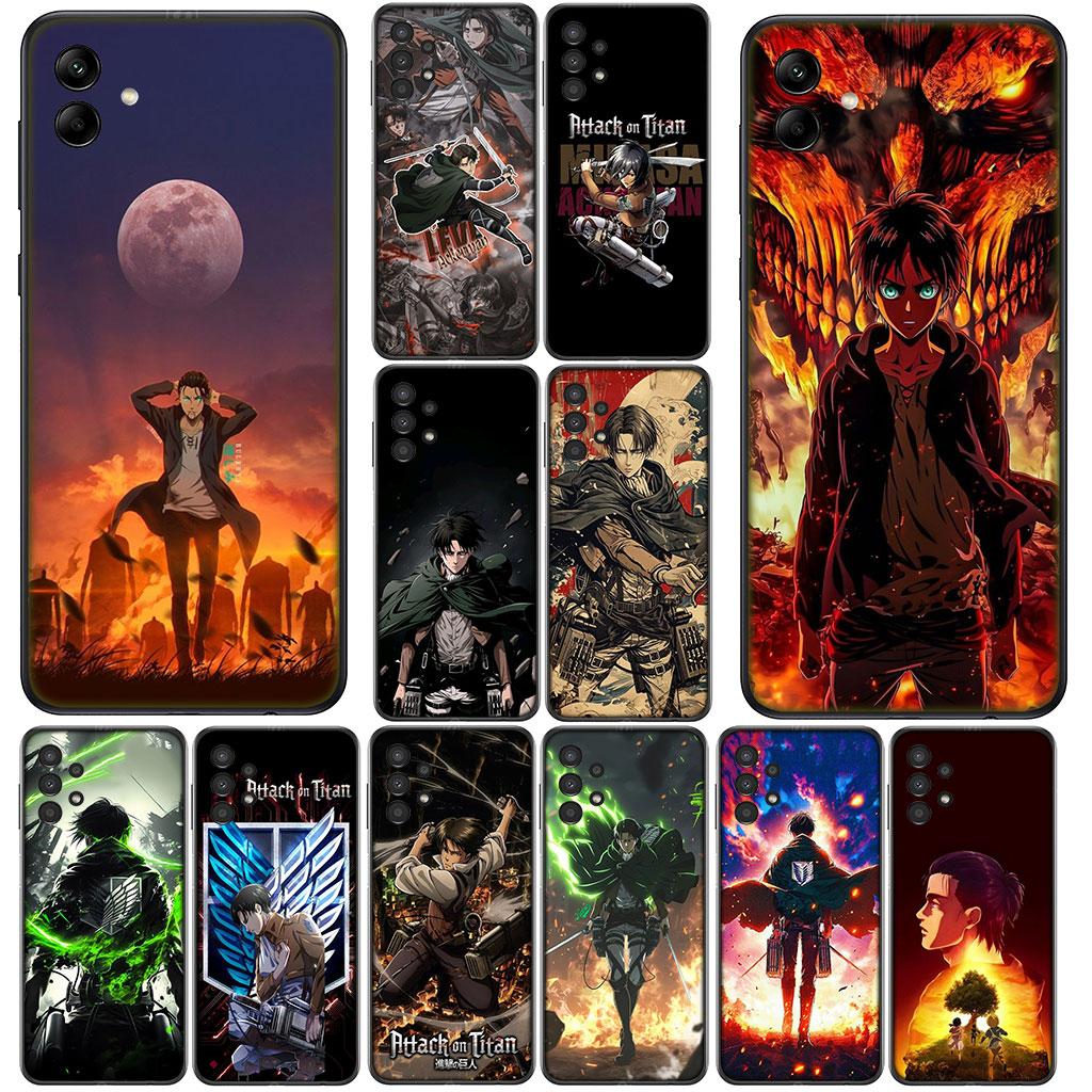 Phone Cover Attack Levi on titan Eren Jaeger anime for Xiaomi Poco C85 C71 C65 C61 X7 X6 X5 M6 M7 F6 F7 F8 Ultra Pro C75 Case